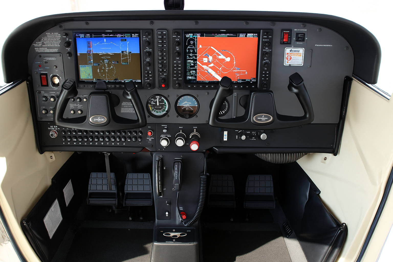 Clean cockpit